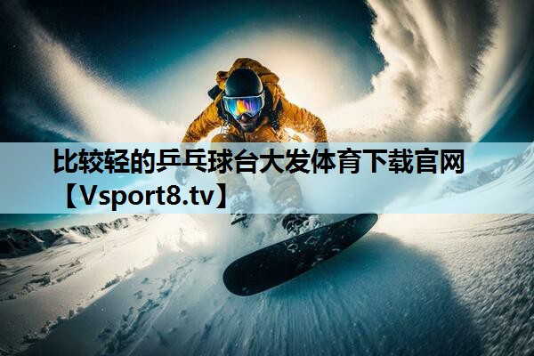 比较轻的乒乓球台大发体育下载官网